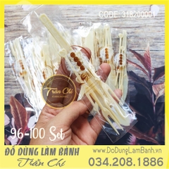 Set dao, nĩa TRUNG THU - Màu ĐỤC - Lốc 96-100 set