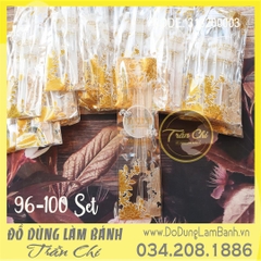 Set dao, nĩa TRUNG THU - Màu TRONG - Lốc 96-100 set