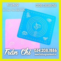 Miếng lót silicone cán bánh - Size 26x29cm (BT2629)