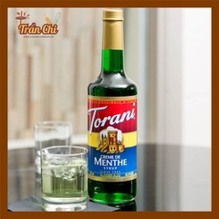 Syrup BẠC HÀ XANH Creme de Menthe hiệu TORANI - 750ML (1/8)