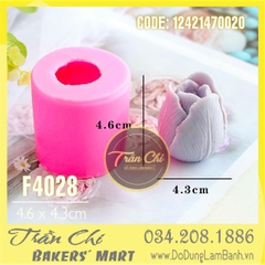 Khuôn silicone Hoa TULIP - Size LỚN (5.5x5.5cm) (F4028)