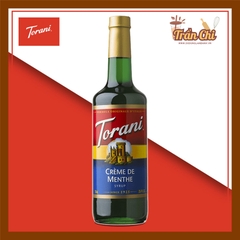 Syrup BẠC HÀ XANH Creme de Menthe hiệu TORANI - 750ML (1/8)