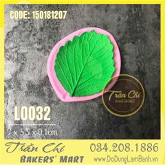Khuôn silicone LÁ gợn sóng (CÓ BO) (L0032)