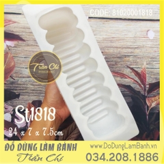 Khuôn silicone trắng ZIC ZAC (ST1818)