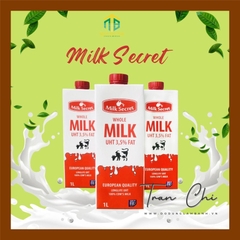 Sữa tươi Whole Milk UHT 3.5% Fat MILK SECRET - 1L (17/2)