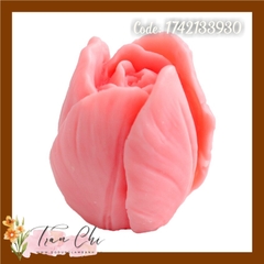 SF3136 - Khuôn silicone Hoa TULIP - Size NHỎ (5.2x4.7cm) (1/11)