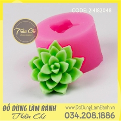 Khuôn silicone Sen đá đất nhỏ