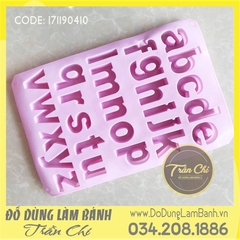 Khuôn silicone vỉ Chữ THƯỜNG - LỚN (VL6470)