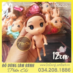 Búp bê Chibi KHÔNG QUẦN ÁO - 12cm