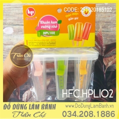 HPL102 - Khuôn làm KEM HFC - Kem VUÔNG NHỎ 3c (1/4)