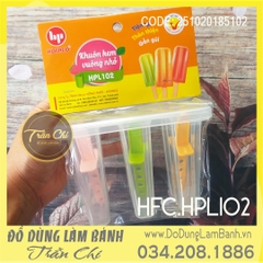 HPL102 - Khuôn làm KEM HFC - Kem VUÔNG NHỎ 3c (1/4)