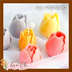 SF3136 - Khuôn silicone Hoa TULIP - Size NHỎ (5.2x4.7cm) (1/11)