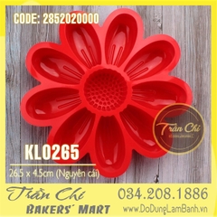 Khuôn silicone Hoa Hướng Dương cánh RỜI LỚN (KL0265) (26.5x4.4cm)