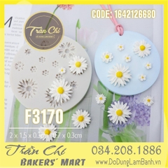 SF3170 - Khuôn silicone Hoa CÚC nhỏ 13c tròn (1/9)