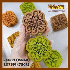 Khuôn ấn trung thu lò xo 150gr 01 mặt CÚC Thạch Thảo 2024 (LX1591)