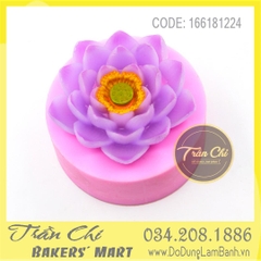 S16 - Khuôn silicone hoa SEN nở 4 tầng (3/2)