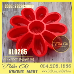 Khuôn silicone Hoa Hướng Dương cánh RỜI LỚN (KL0265) (26.5x4.4cm)