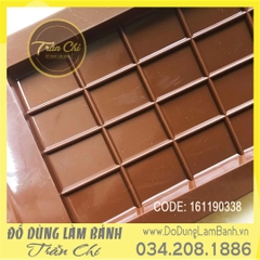 Khuôn silicone vỉ Thỏi Chocolate lớn 1c