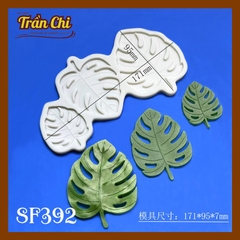 Khuôn silicone Lá Sake MONSTERA 3 size (SL392)