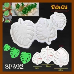 Khuôn silicone Lá Sake MONSTERA 3 size (SL392)