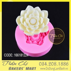 S16 - Khuôn silicone hoa SEN nở 4 tầng (3/2)