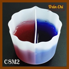 Ca trộn mix màu Silicone - 2 ngăn (CSM2)