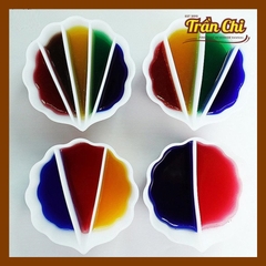 Ca trộn mix màu Silicone - 5 ngăn (CSM5)