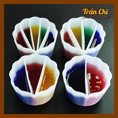 Ca trộn mix màu Silicone - 4 ngăn (CSM4)