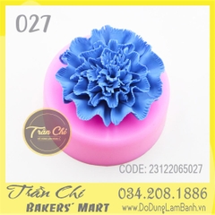 Khuôn silicone Hoa CẨM CHƯỚNG cánh tưa (F0027)