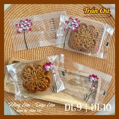 HL9 - Túi ÉP trung thu mẫu HỒNG LIÊN Size 9 (125-150gr) (16x9x3cm) - Xấp 95-100c