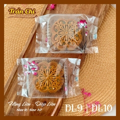 HL10 - Túi ÉP trung thu mẫu HỒNG LIÊN Size 10 (180-200gr) (17x9.5x3.5cm) - Xấp 95-100c