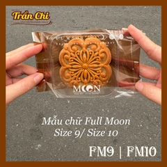FM9 - Túi ÉP trung thu Chữ FULL MOON Size 9 (125-150gr) (16x9x3cm) - Xấp 95-100c
