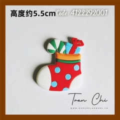 TTXS01 - Topper cắm Silicone - VỚ chấm bi, gậy, quà (4/12)