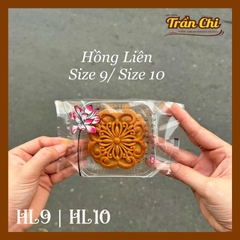 HL10 - Túi ÉP trung thu mẫu HỒNG LIÊN Size 10 (180-200gr) (17x9.5x3.5cm) - Xấp 95-100c