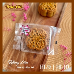 HL10 - Túi ÉP trung thu mẫu HỒNG LIÊN Size 10 (180-200gr) (17x9.5x3.5cm) - Xấp 95-100c