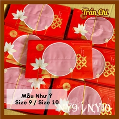 NY10 - Túi ÉP trung thu mẫu NHƯ Ý Size 10 (180-200gr) (17x9.5x3.5cm) - Xấp 95-100c