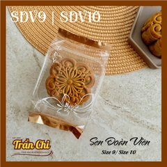 SDV9 - Túi ÉP trung thu mẫu SEN ĐOÀN VIÊN Size 9 (125-150gr) (16x9x3cm) - Xấp 95-100c
