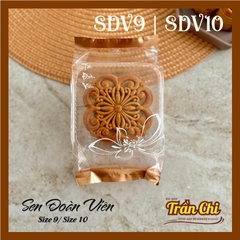 SDV9 - Túi ÉP trung thu mẫu SEN ĐOÀN VIÊN Size 9 (125-150gr) (16x9x3cm) - Xấp 95-100c