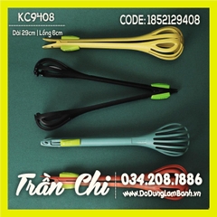 Dụng cụ đánh trứng, gắp trứng đa năng 1 MÀU 29cm (MÀU NGẪU NHIÊN) (KC9408)