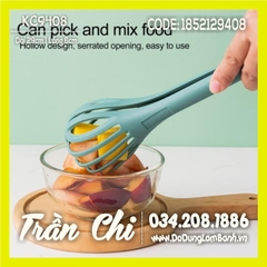 Dụng cụ đánh trứng, gắp trứng đa năng 1 MÀU 29cm (MÀU NGẪU NHIÊN) (KC9408)