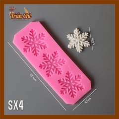 SX4 - Khuôn silicone Hoa Tuyết 3c 3.4cm (11/11)