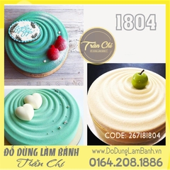 Khuôn silicone trắng tròn xoắn (1804)