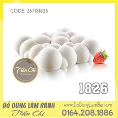 Khuôn silicone trắng gối vuông (1826)