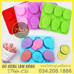 Khuôn silicone vỉ Cá baby 6c