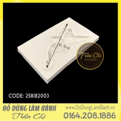 Khuôn silicone Cô gái thiên thần có cánh - Xám