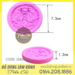 Khuôn silicone Hình Long - Tròn