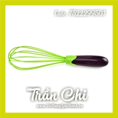 TL7501 - Phới lồng đánh trứng cầm tay 28cm - Hình CÀ TÍM (12/6)