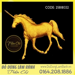 Khuôn silicone Ngựa Unicorn nhí - Xám
