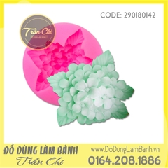 Khuôn silicone CHÙM hoa CẨM TÚ CẦU (F3120)
