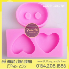 Khuôn silicone Tai, mũi HEO